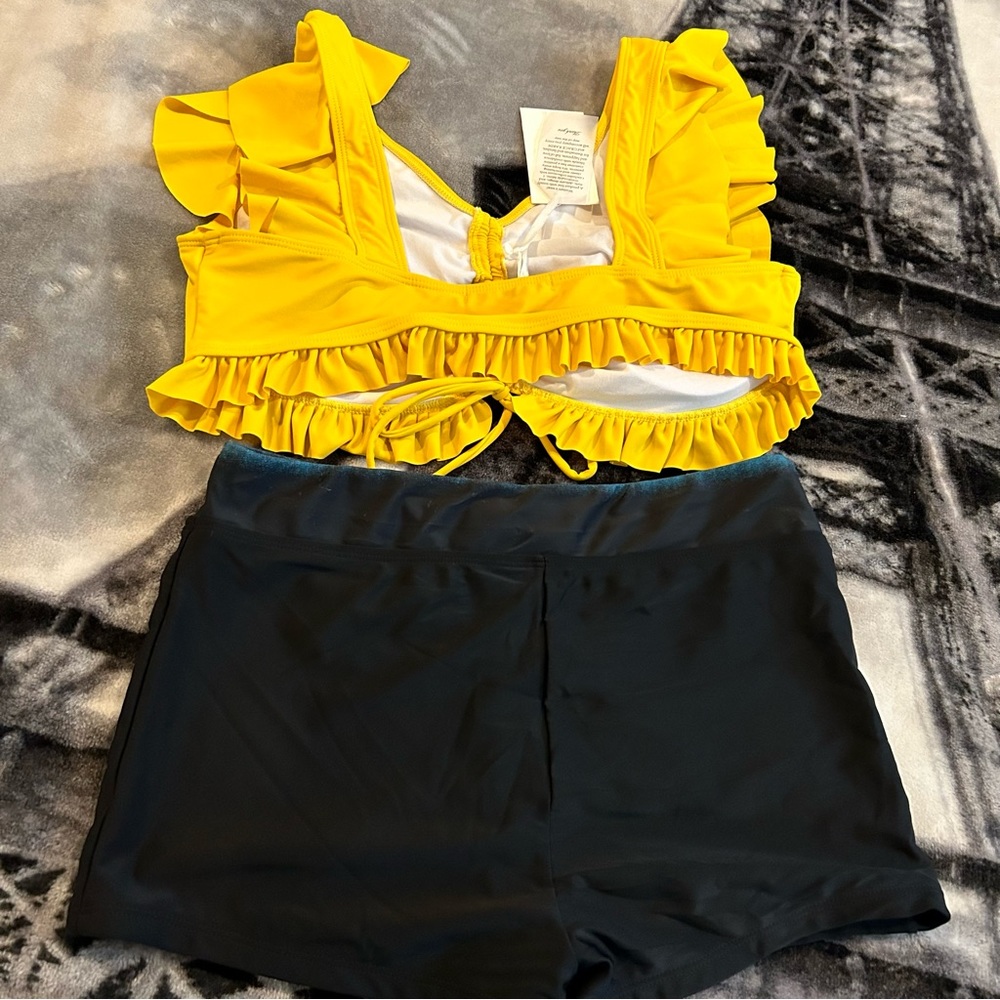 Grace Karin Ruffled Swim Wear Set - Picture 4 of 4